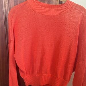 Madewell Women's Orange Sweater